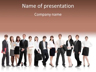 Businessteam Japan Studio PowerPoint Template