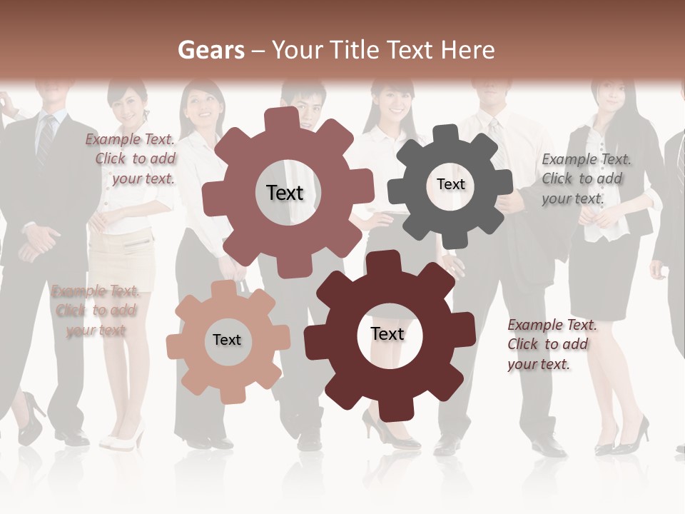 Businessteam Japan Studio PowerPoint Template