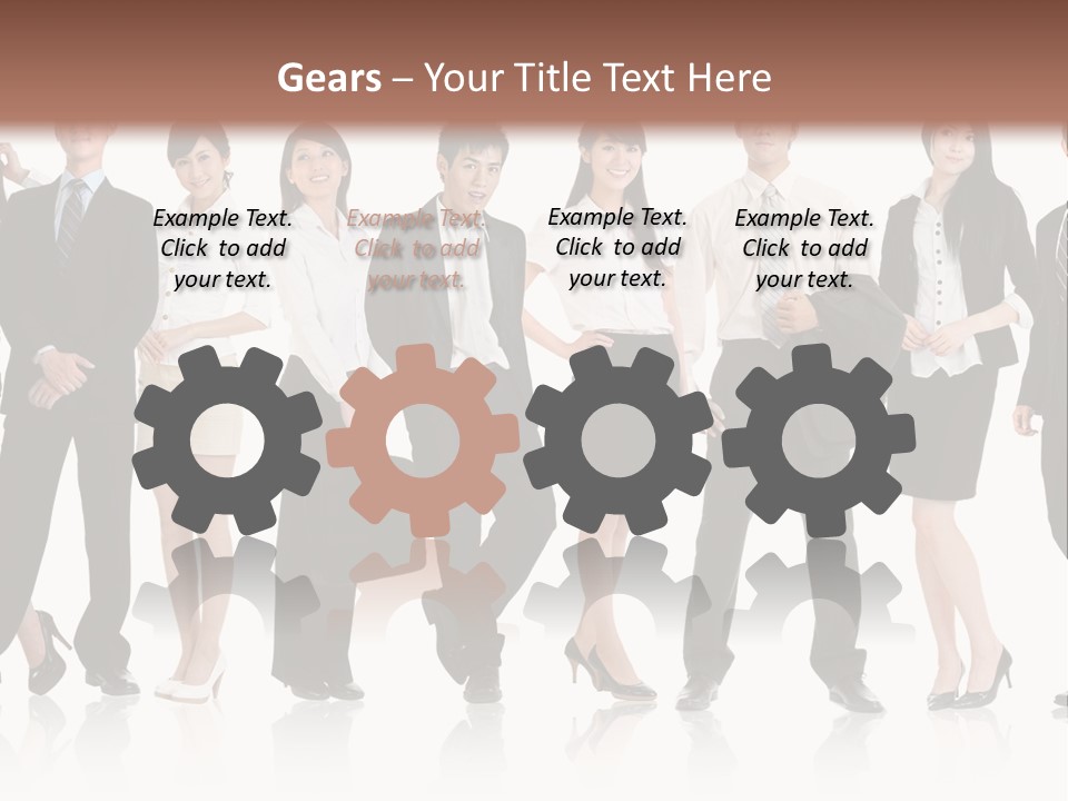 Businessteam Japan Studio PowerPoint Template