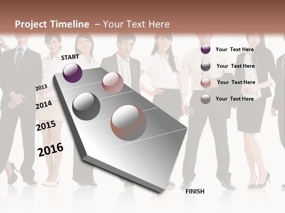 Businessteam Japan Studio PowerPoint Template