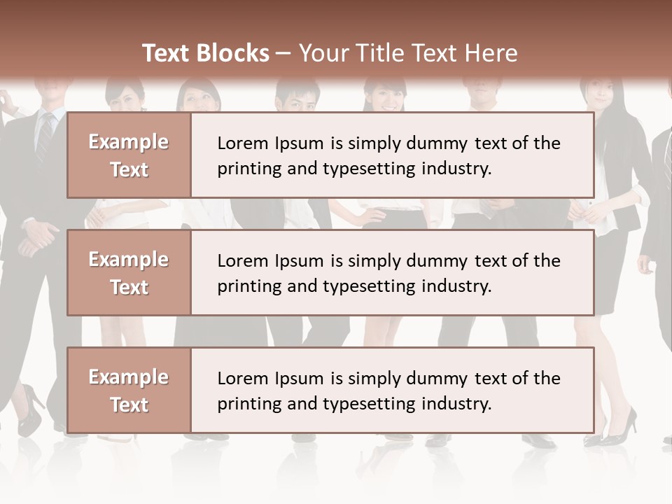 Businessteam Japan Studio PowerPoint Template