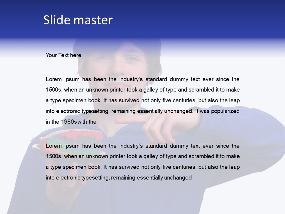 Sugar Teen Meal PowerPoint Template