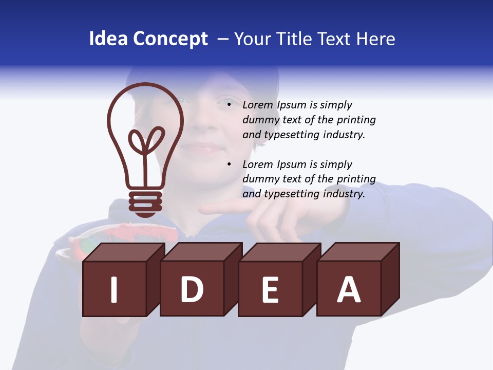 Sugar Teen Meal PowerPoint Template