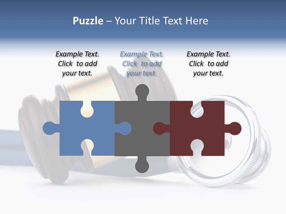 Lawyer Barrister Tribunal PowerPoint Template