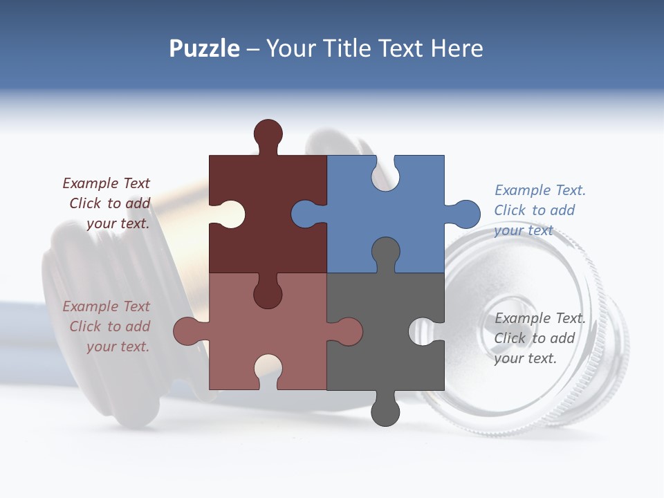 Lawyer Barrister Tribunal PowerPoint Template