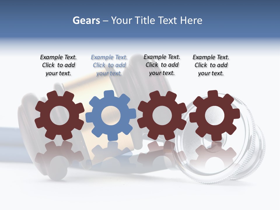 Lawyer Barrister Tribunal PowerPoint Template