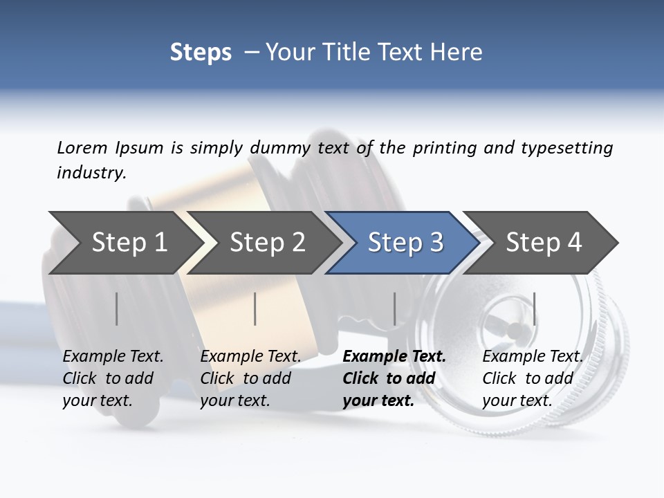 Lawyer Barrister Tribunal PowerPoint Template
