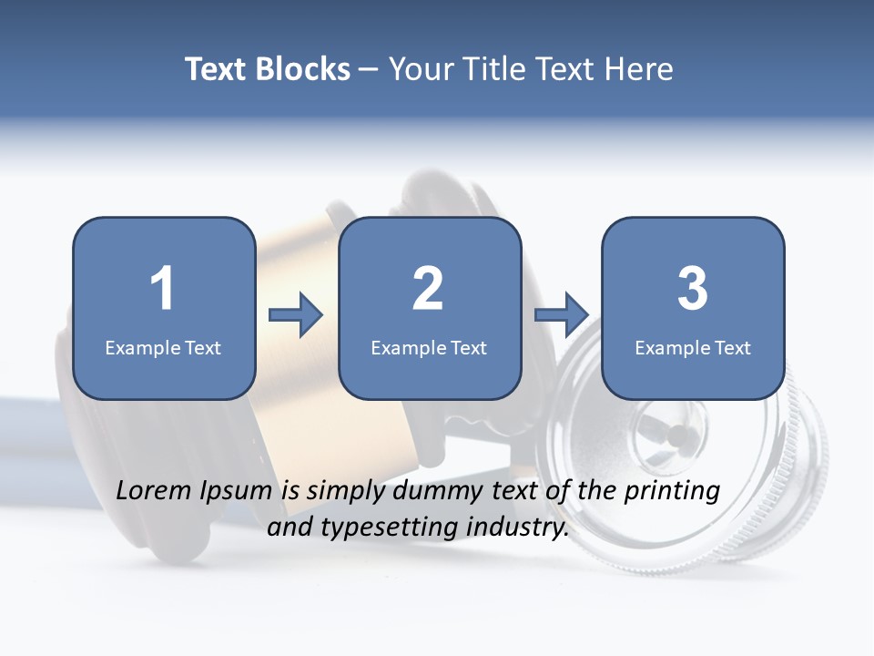 Lawyer Barrister Tribunal PowerPoint Template