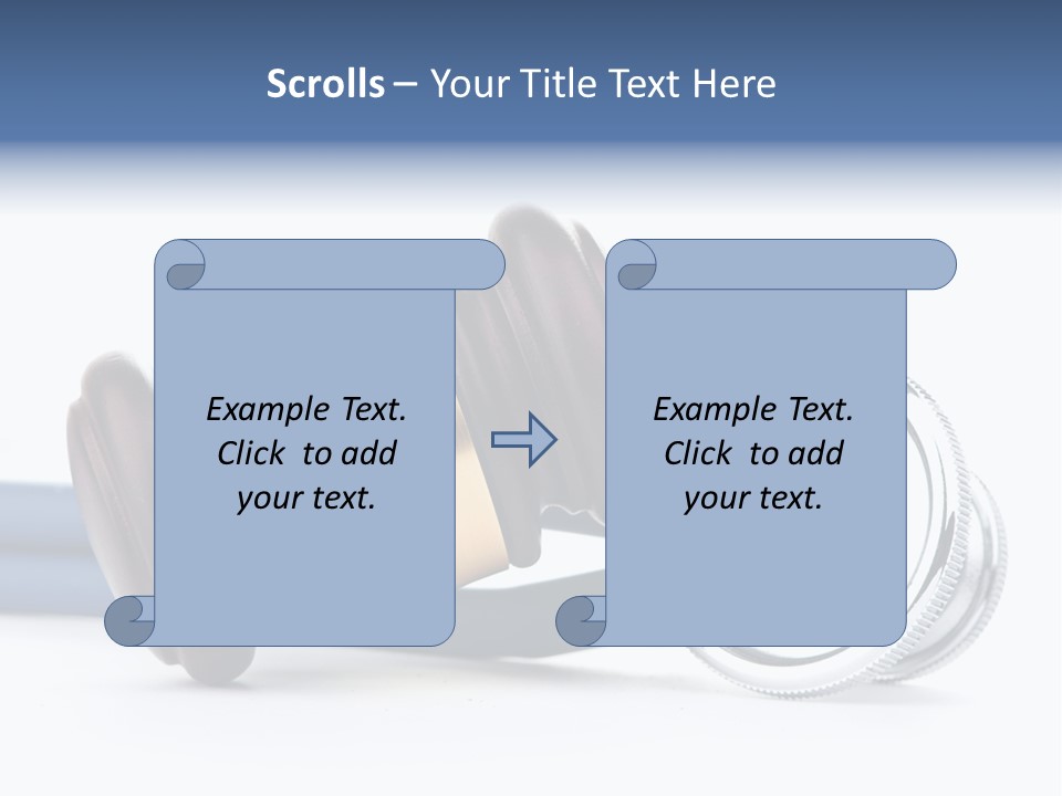 Lawyer Barrister Tribunal PowerPoint Template