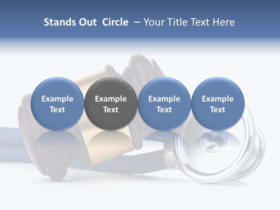 Lawyer Barrister Tribunal PowerPoint Template