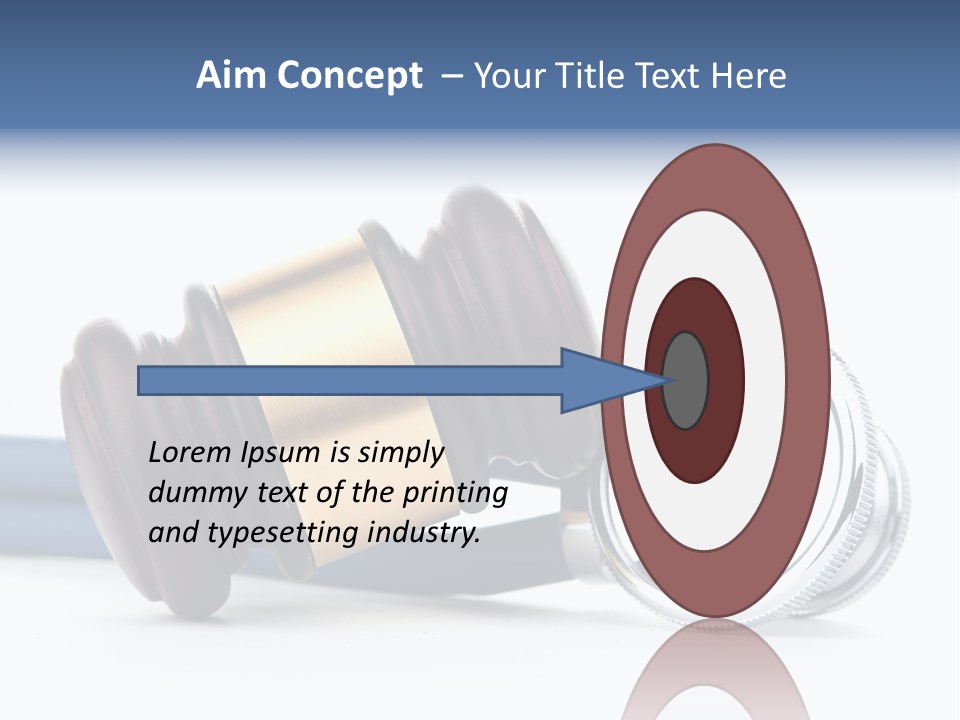 Lawyer Barrister Tribunal PowerPoint Template