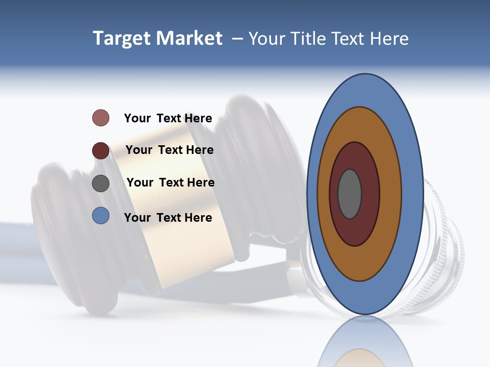 Lawyer Barrister Tribunal PowerPoint Template