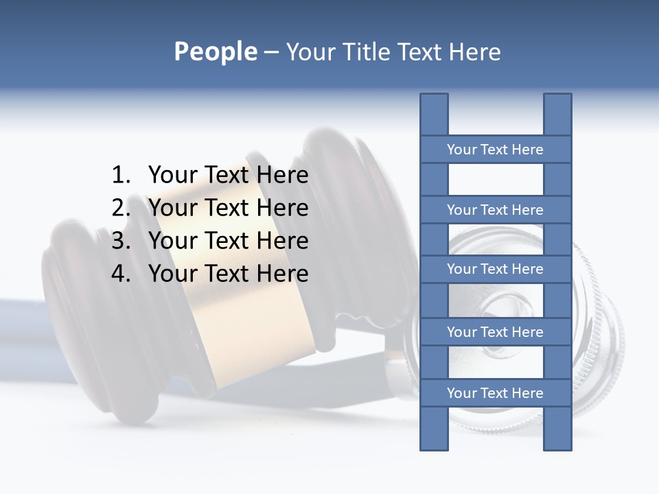 Lawyer Barrister Tribunal PowerPoint Template