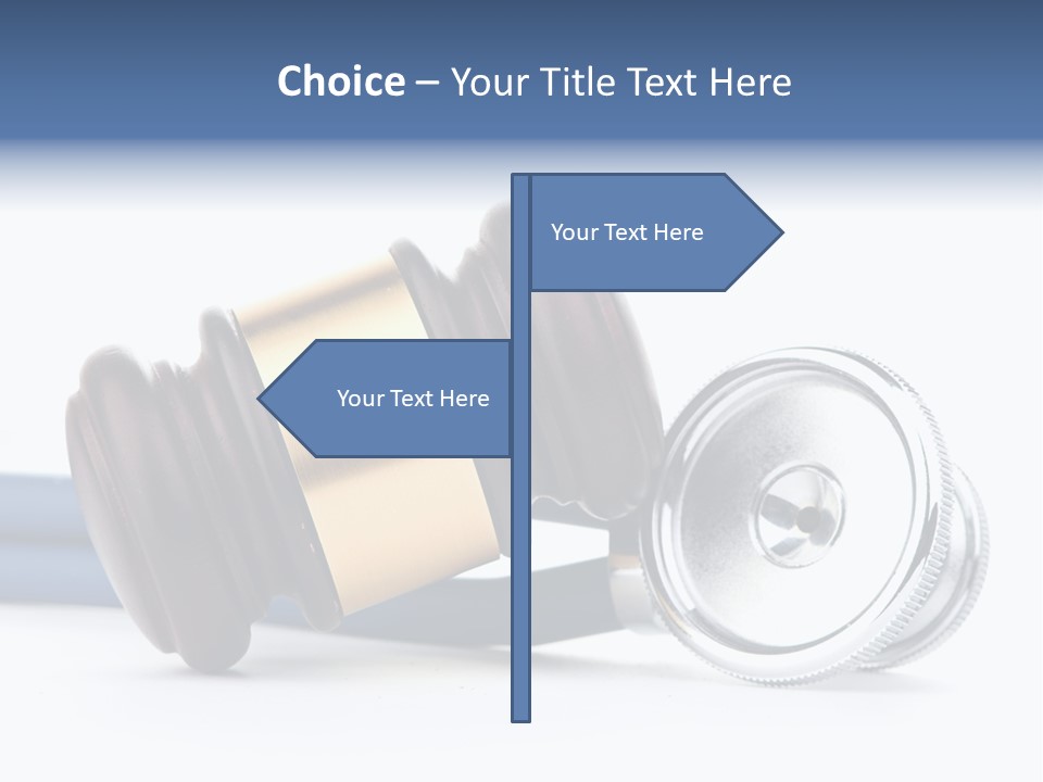 Lawyer Barrister Tribunal PowerPoint Template