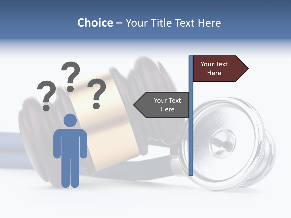 Lawyer Barrister Tribunal PowerPoint Template