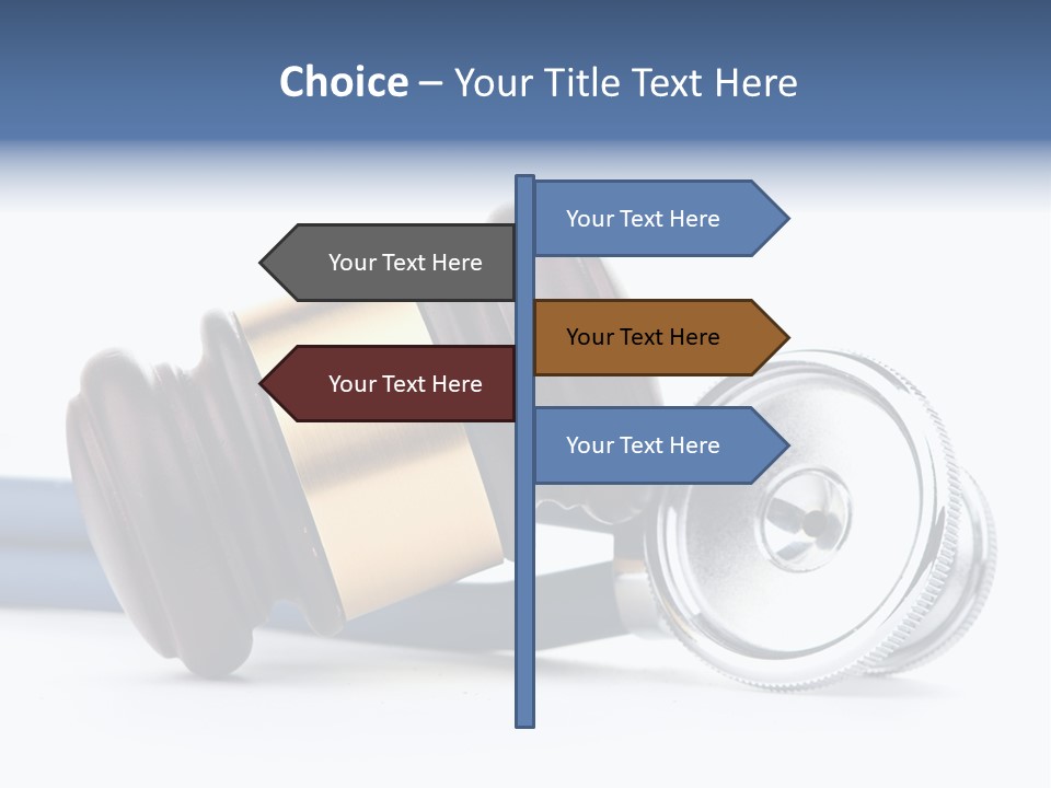Lawyer Barrister Tribunal PowerPoint Template