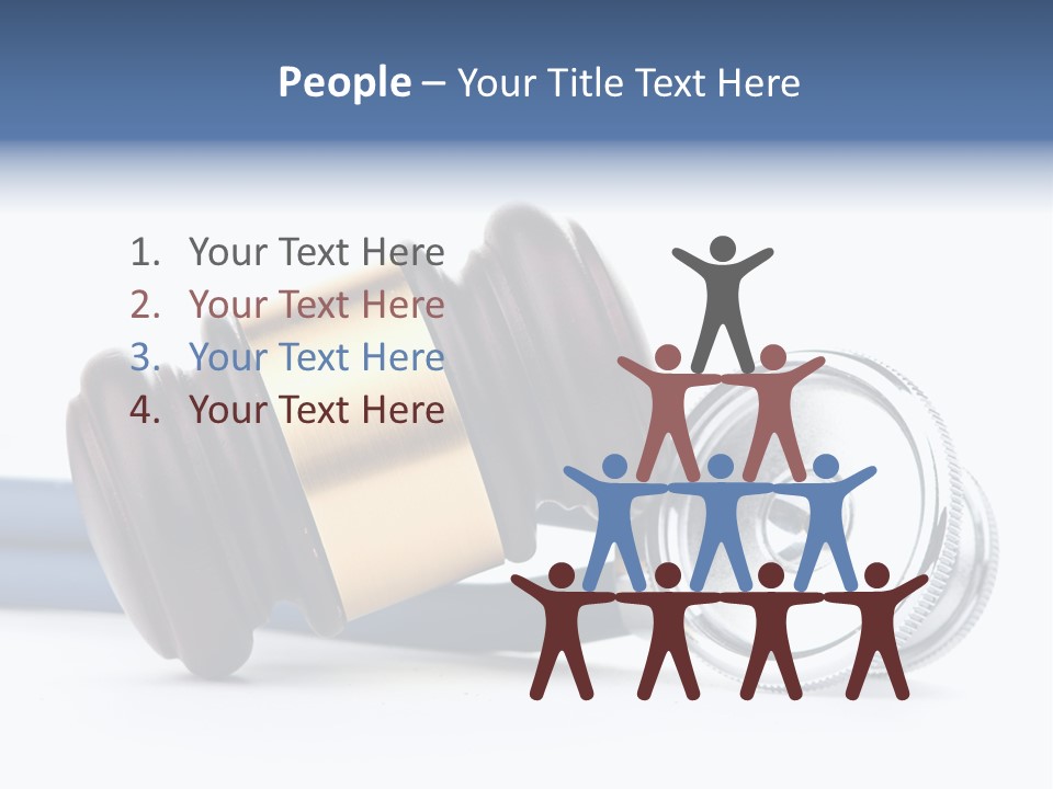 Lawyer Barrister Tribunal PowerPoint Template