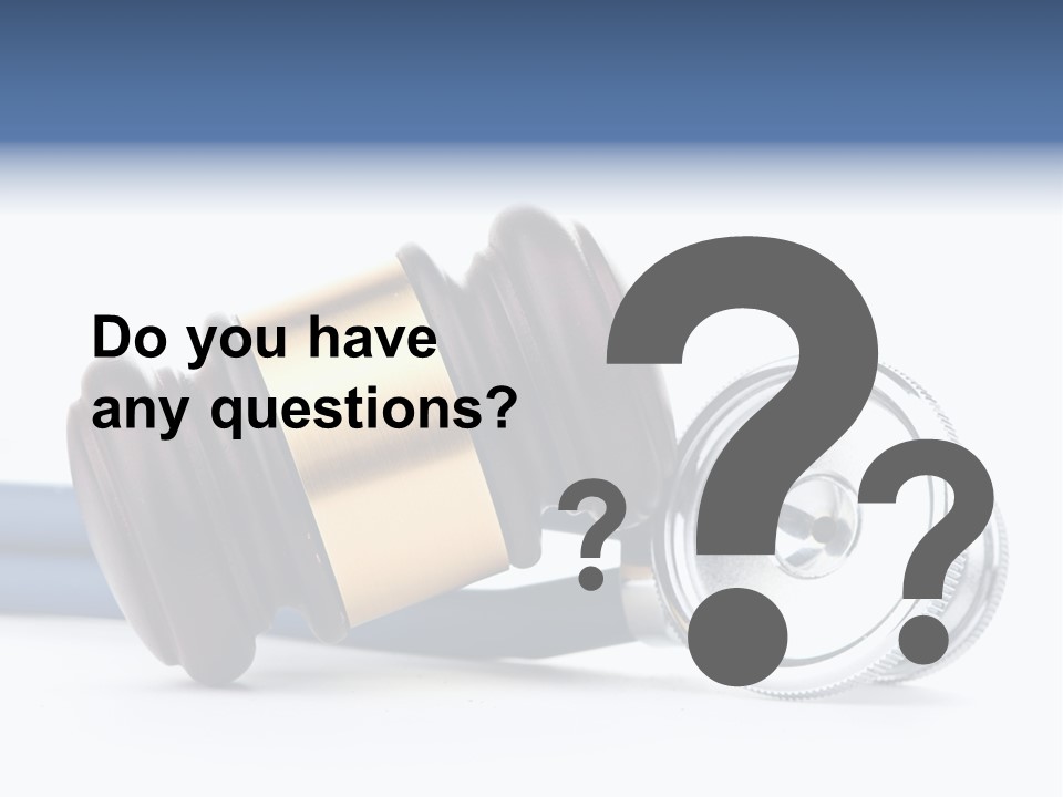 Lawyer Barrister Tribunal PowerPoint Template