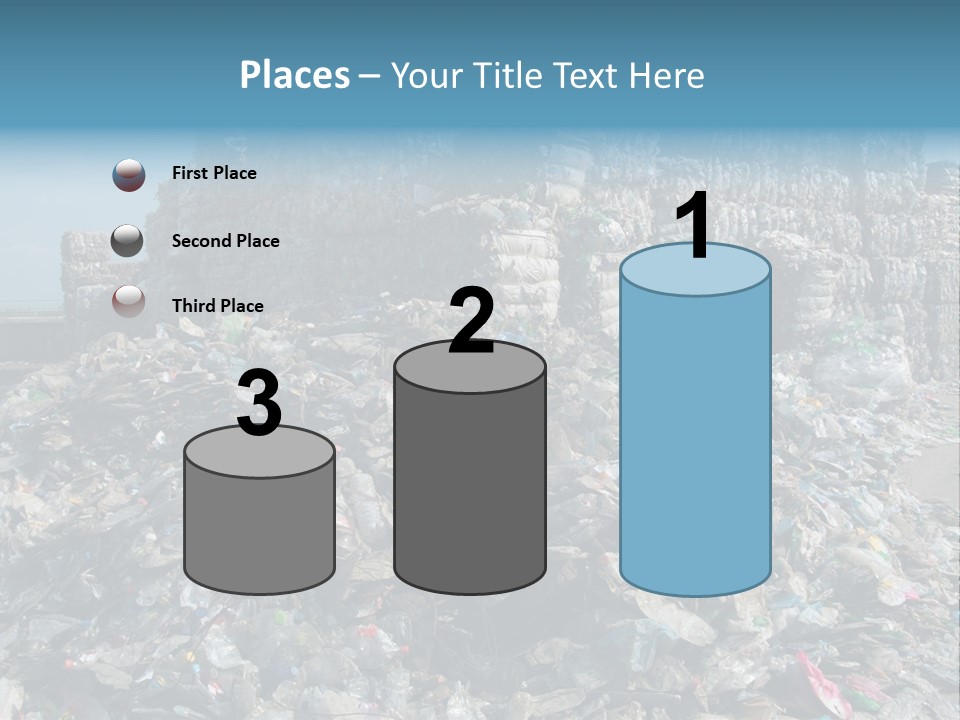 Bottles Pollution Polyethylene PowerPoint Template