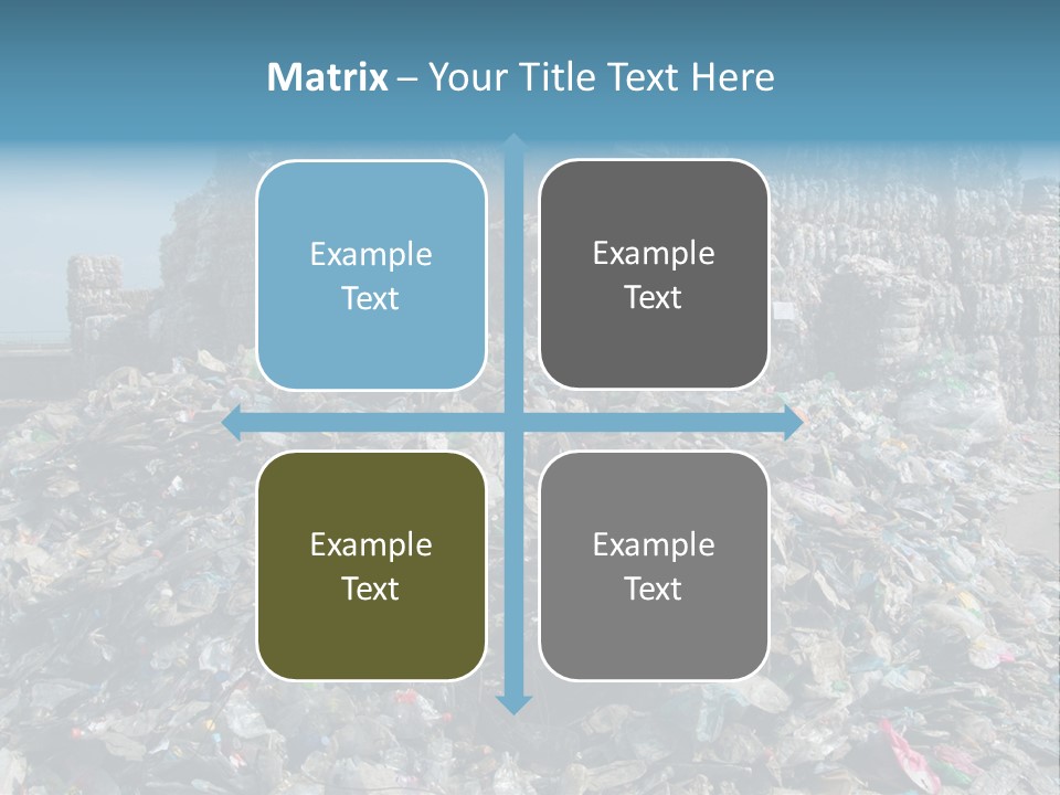Bottles Pollution Polyethylene PowerPoint Template
