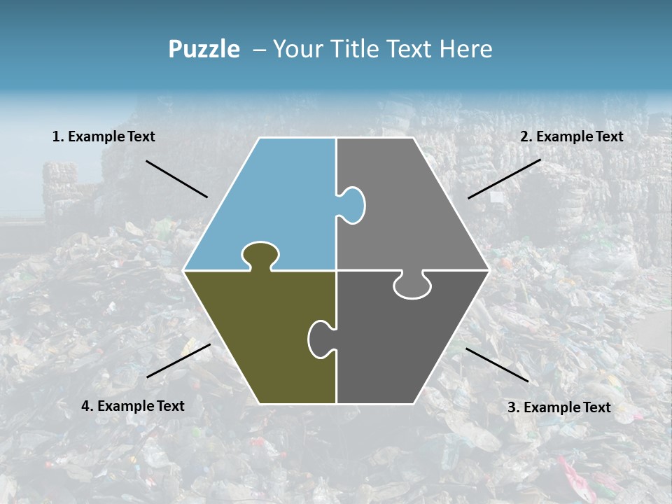 Bottles Pollution Polyethylene PowerPoint Template