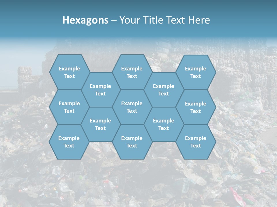 Bottles Pollution Polyethylene PowerPoint Template