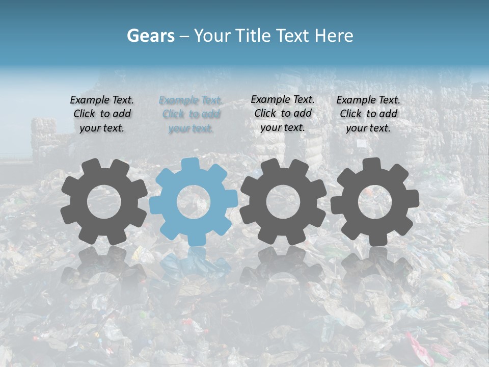 Bottles Pollution Polyethylene PowerPoint Template