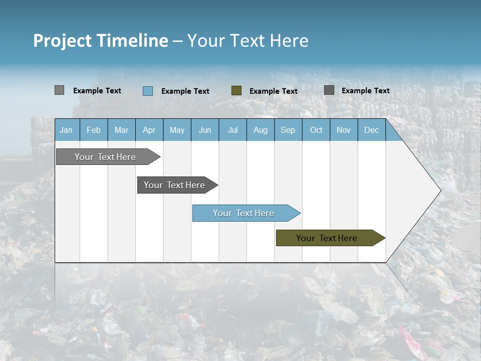 Bottles Pollution Polyethylene PowerPoint Template