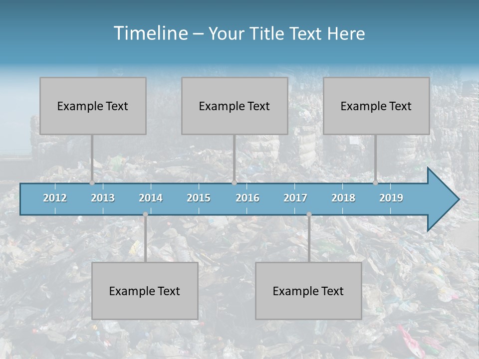 Bottles Pollution Polyethylene PowerPoint Template