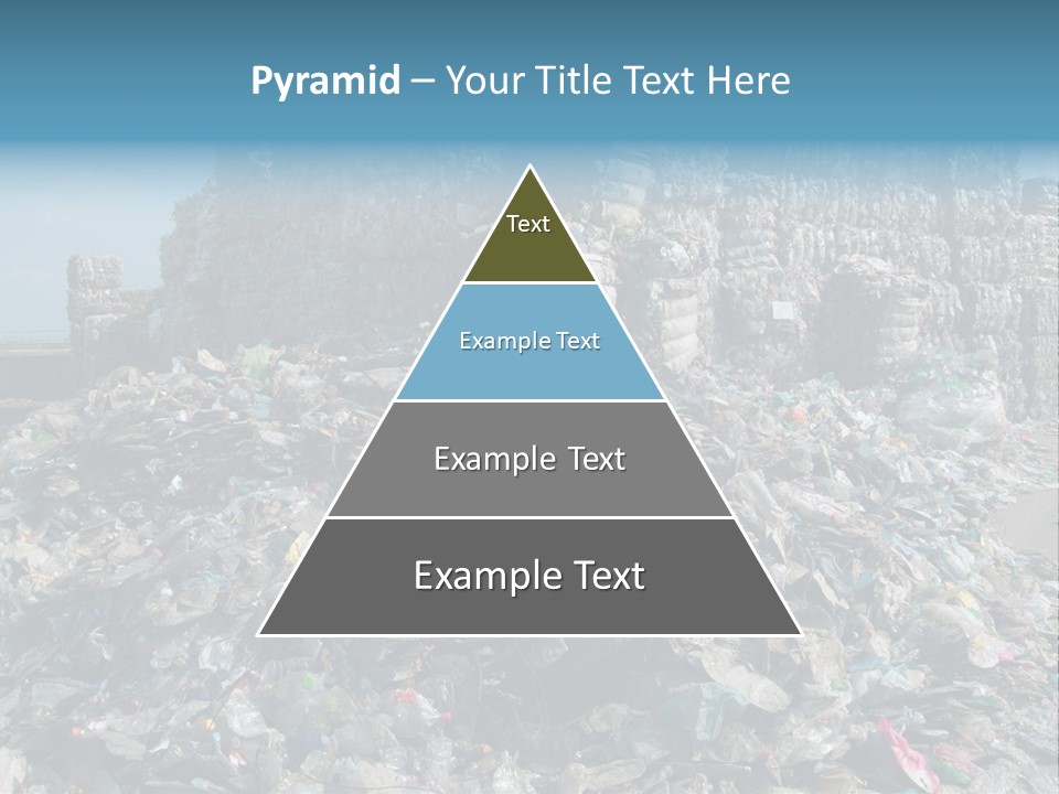 Bottles Pollution Polyethylene PowerPoint Template