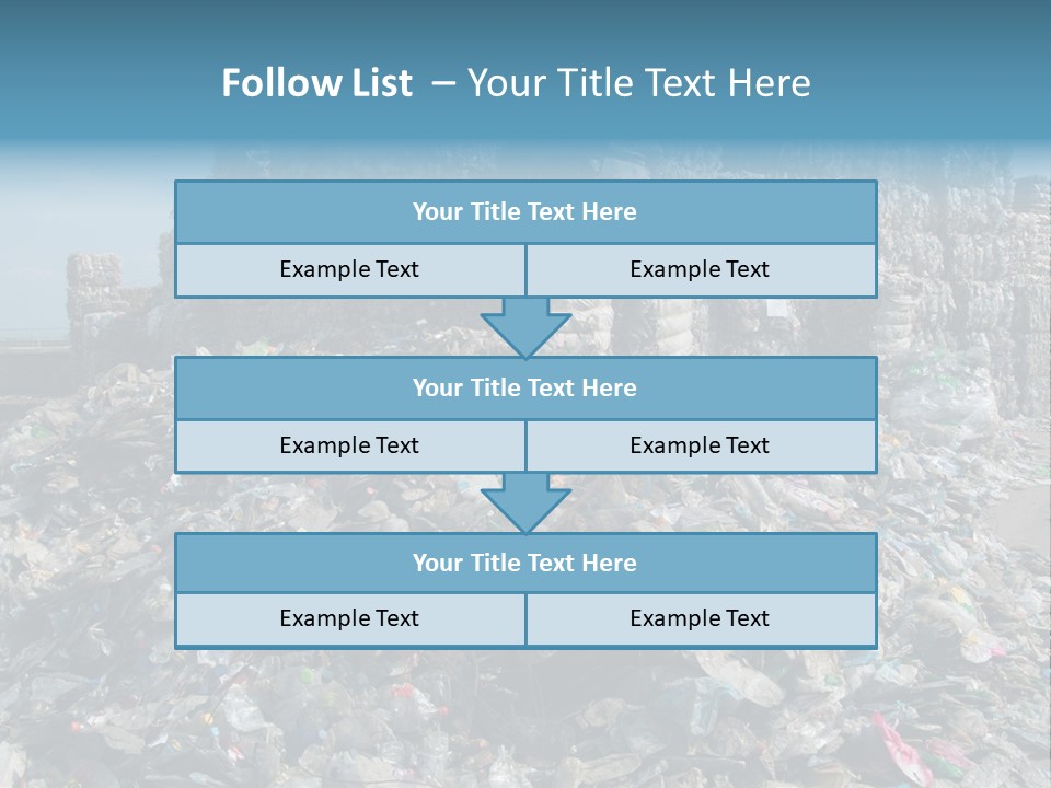 Bottles Pollution Polyethylene PowerPoint Template