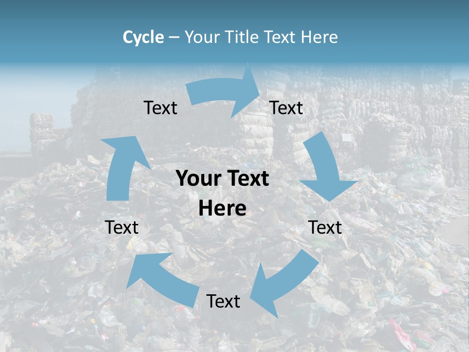 Bottles Pollution Polyethylene PowerPoint Template