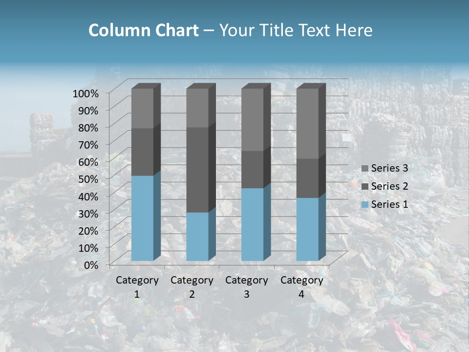 Bottles Pollution Polyethylene PowerPoint Template
