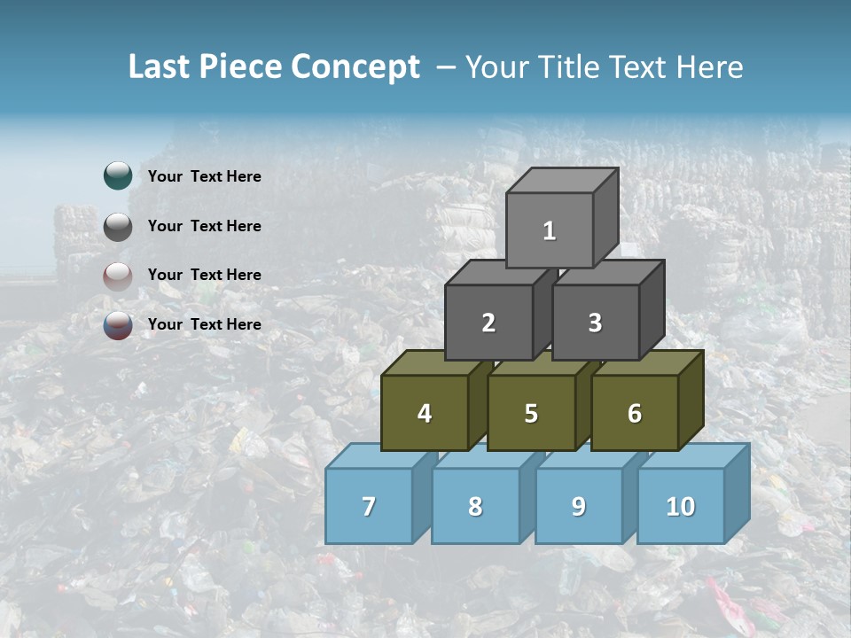 Bottles Pollution Polyethylene PowerPoint Template