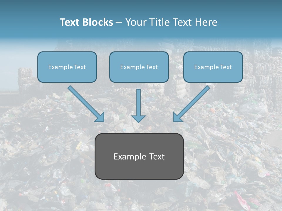 Bottles Pollution Polyethylene PowerPoint Template