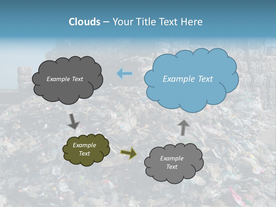 Bottles Pollution Polyethylene PowerPoint Template