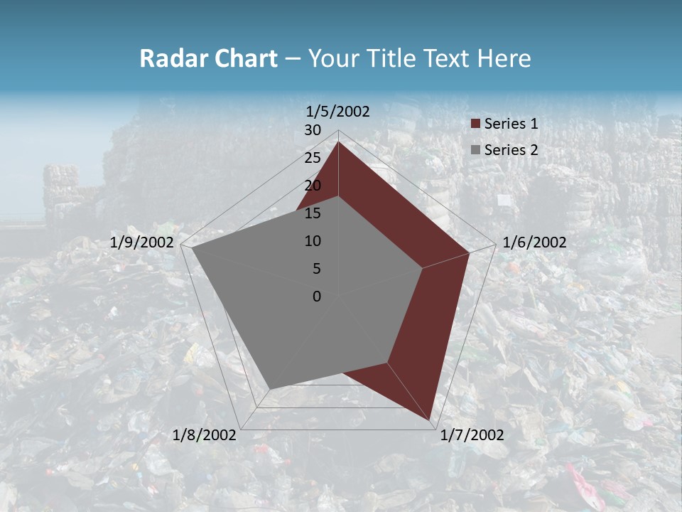 Bottles Pollution Polyethylene PowerPoint Template
