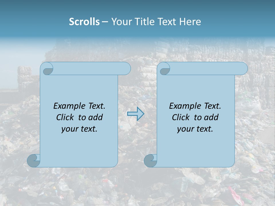 Bottles Pollution Polyethylene PowerPoint Template