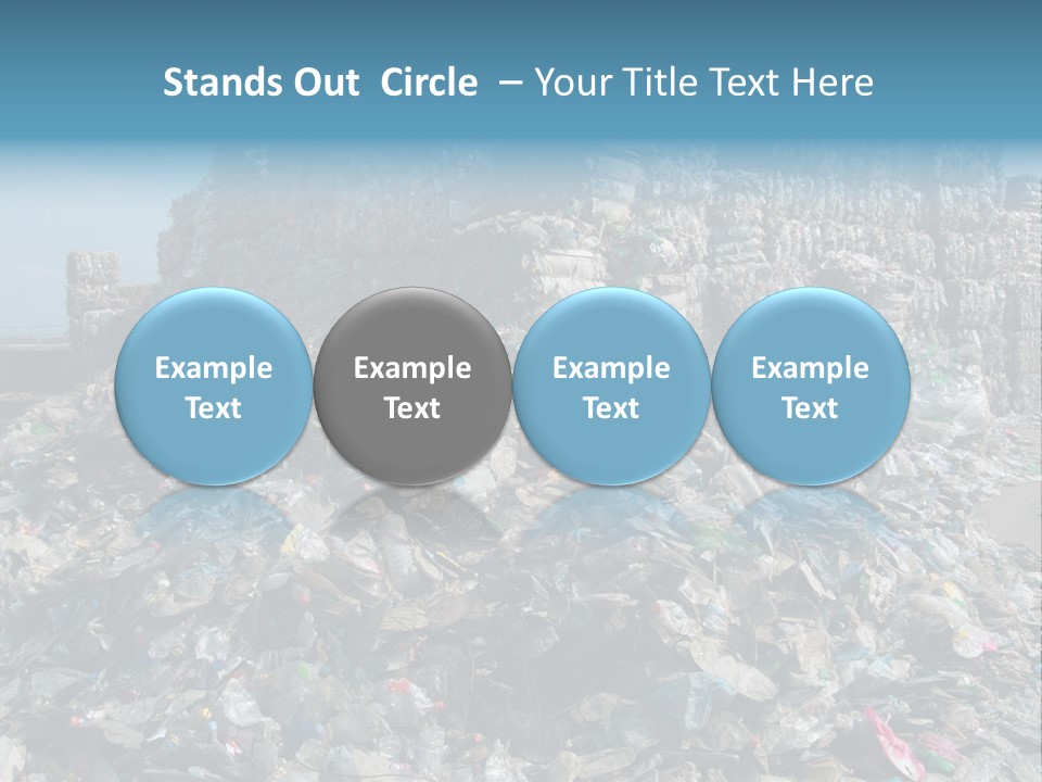 Bottles Pollution Polyethylene PowerPoint Template