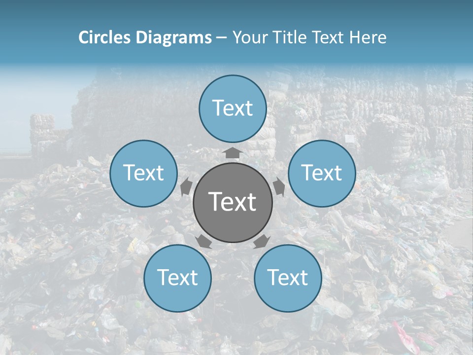 Bottles Pollution Polyethylene PowerPoint Template