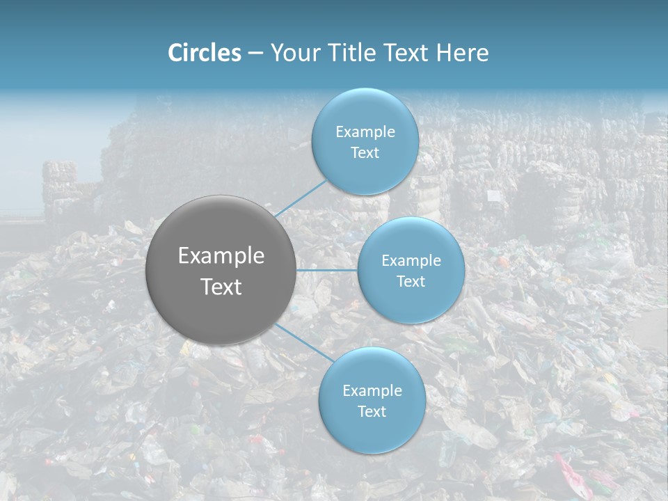 Bottles Pollution Polyethylene PowerPoint Template