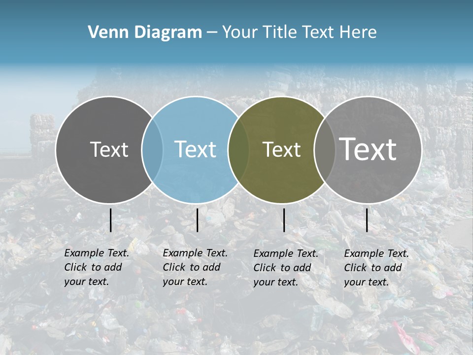 Bottles Pollution Polyethylene PowerPoint Template