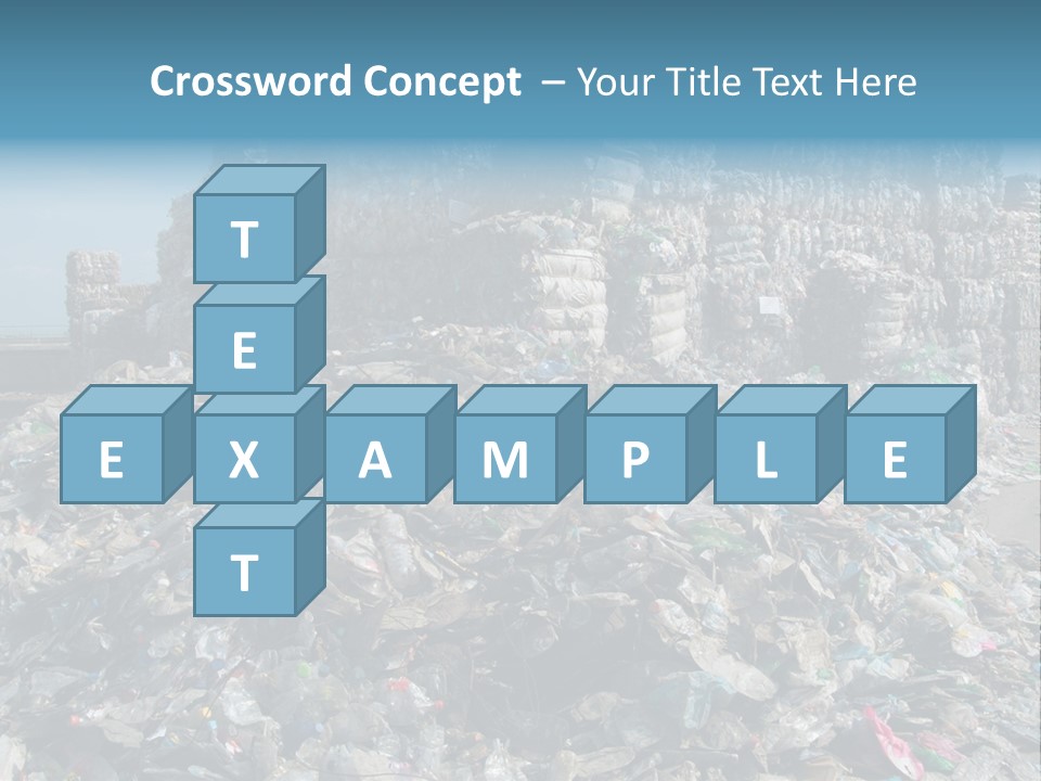 Bottles Pollution Polyethylene PowerPoint Template