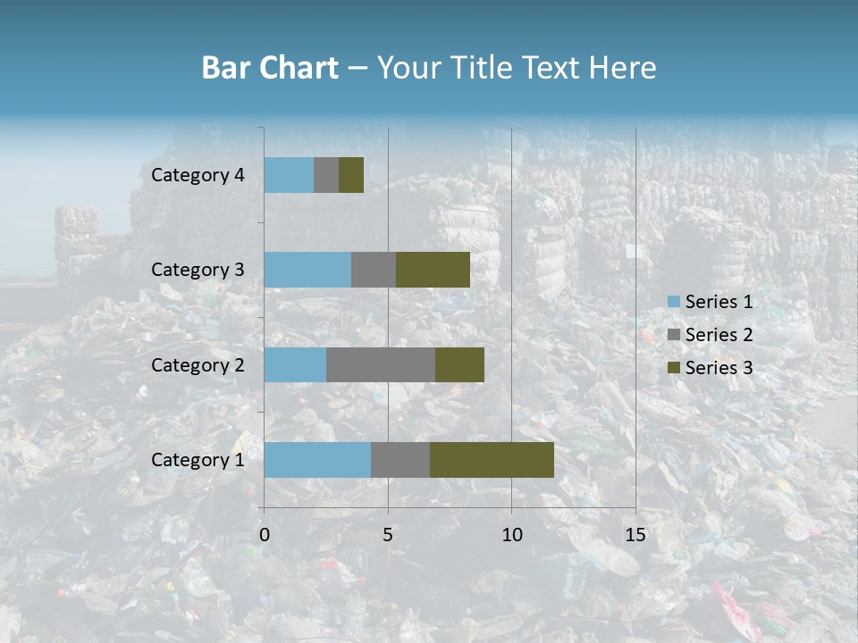 Bottles Pollution Polyethylene PowerPoint Template