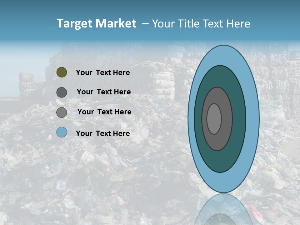 Bottles Pollution Polyethylene PowerPoint Template