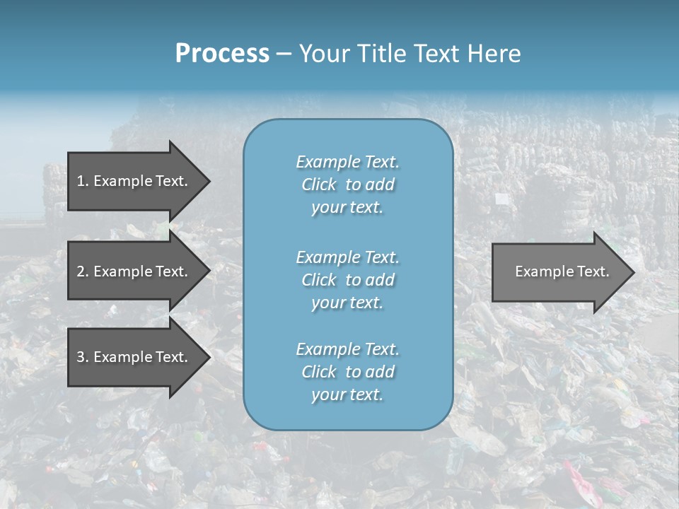 Bottles Pollution Polyethylene PowerPoint Template