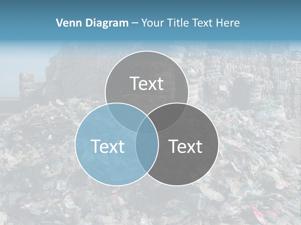 Bottles Pollution Polyethylene PowerPoint Template