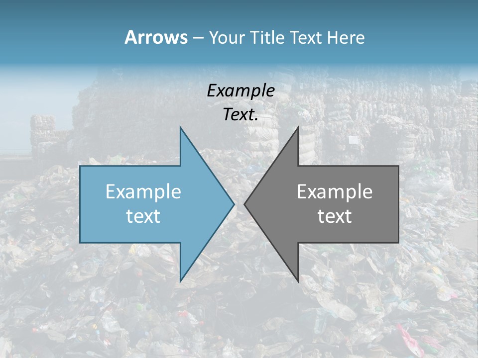 Bottles Pollution Polyethylene PowerPoint Template