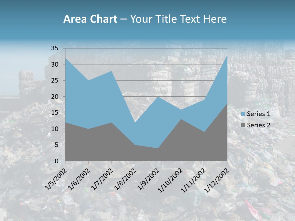 Bottles Pollution Polyethylene PowerPoint Template