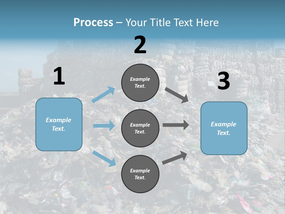 Bottles Pollution Polyethylene PowerPoint Template